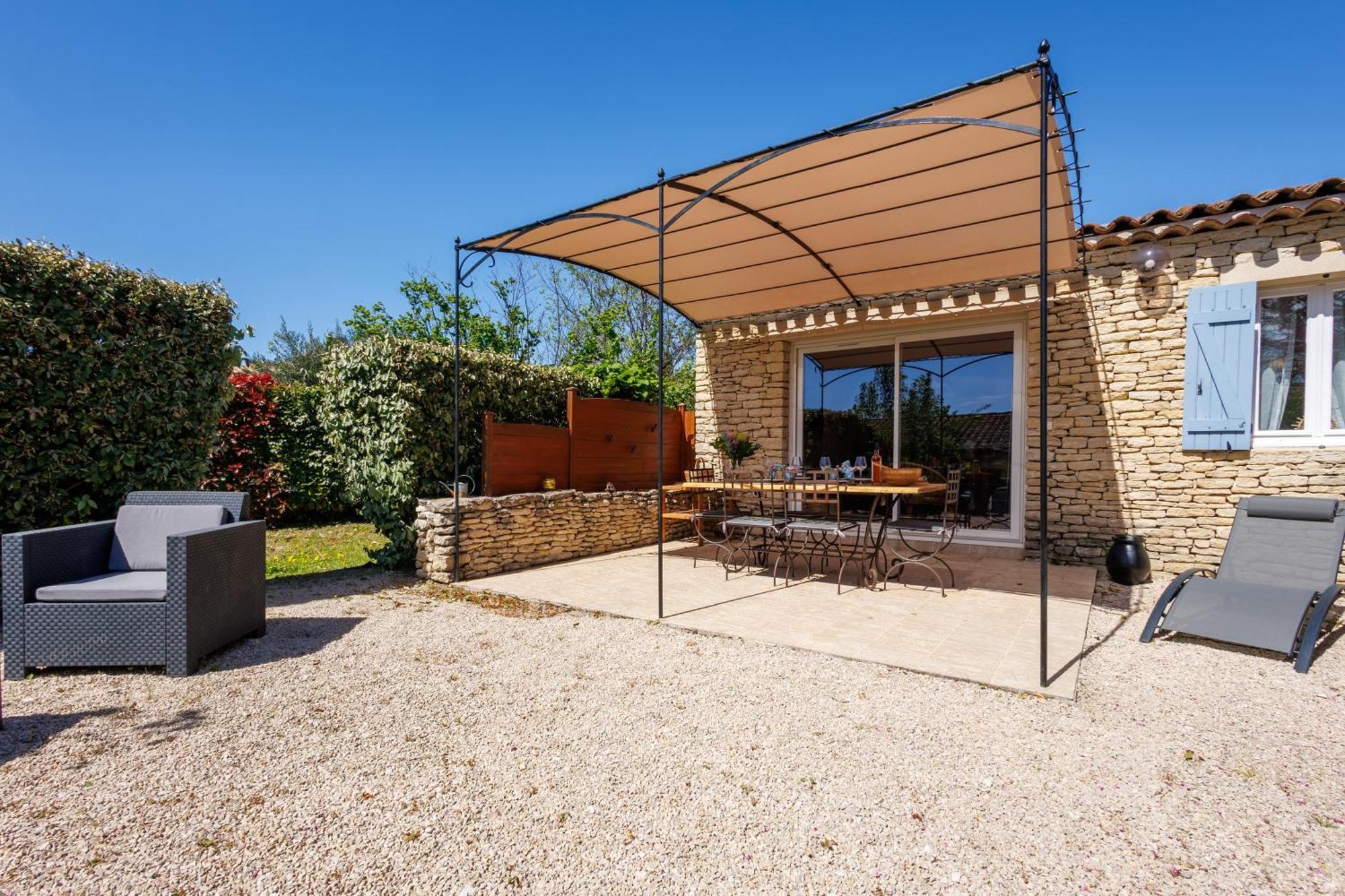 Lou Karo - Piscine Partagee - Parking Prive Villa Gordes Exteriör bild
