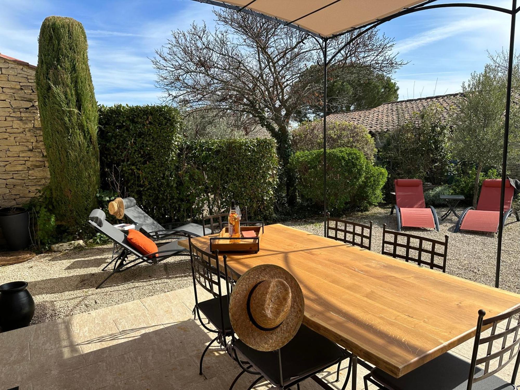 Lou Karo - Piscine Partagee - Parking Prive Villa Gordes Exteriör bild