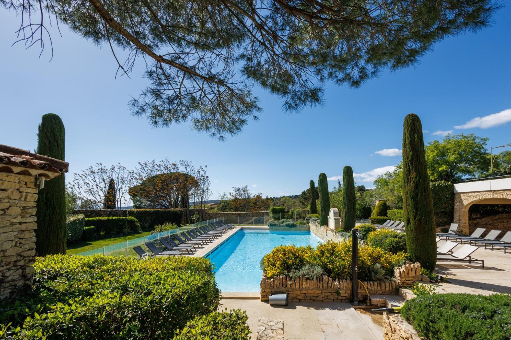 Lou Karo - Piscine Partagee - Parking Prive Villa Gordes Exteriör bild